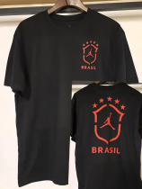2026-27 Brazil Black High Quality Casual T-Shirt