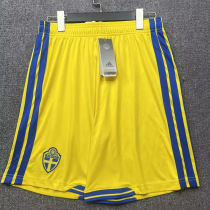 2026-27 Sweden Yellow Shorts Pants