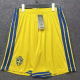 2026-27 Sweden Yellow Shorts Pants