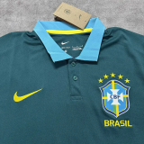 2026-27 Brazil Geen Polo Short Sleeve