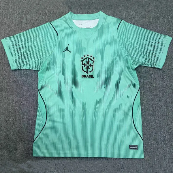 2026-27 Brazil Blue Goalkeeper Fans Soccer Jersey