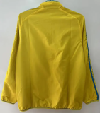 2025-26 Sweden Yellow & Royal blue Double Sided Windbreaker (双面风衣)