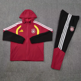 2026-27 Germany Red Hoodie Jacket Tracksuit