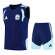 2026-27 Argentina Royal blue Tank top and shorts suit