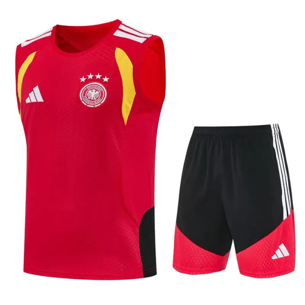 2026-27 Germany Red Tank top and shorts suit