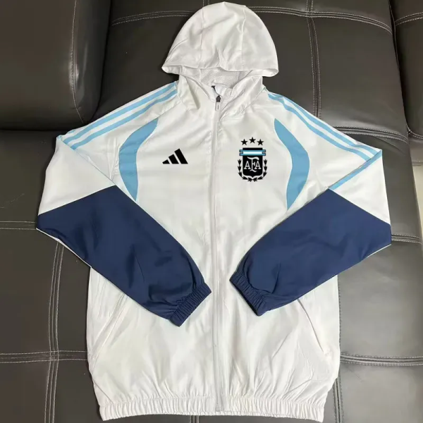 2026-27 Argentina White Windbreaker