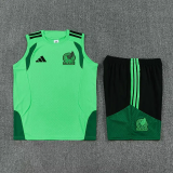 2026-27 Mexico Green Tank top and shorts suit