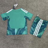 2026-27 Germany Green Goalkeeper Kids Soccer Jersey