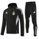 2025-26 Argentina Black Hoodie Jacket Tracksuit