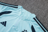 2026-27 Argentina Light blue Half Pull Tracksuit #B26005(半拉链)
