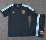 2025-26 Argentina Dark gray Training Short Suit #D2559