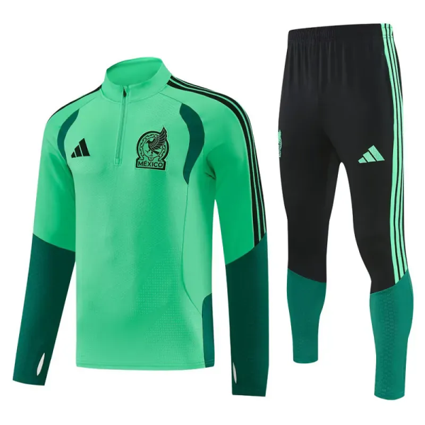 2026-27 Mexico Green Half Pull Tracksuit (半拉链)