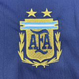 2006 Argentina Away Long Sleeve Retro Soccer Jersey (长袖)