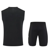 2025-26 Argentina Black Tank top and shorts suit
