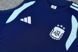 2026-27 Argentina Royal blue Tank top and shorts suit
