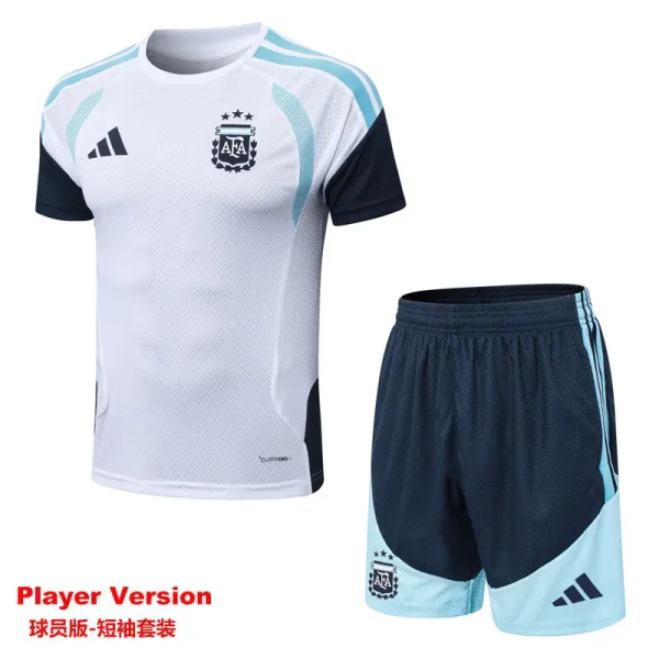 2026-27 Argentina White Player Version Training Short Suit (球员短套装)#D2603