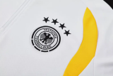 2026-27 Germany White Half Pull Tracksuit (半拉链)