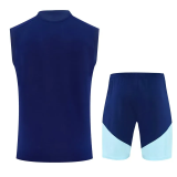2026-27 Argentina Royal blue Tank top and shorts suit
