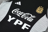 2025-26 Argentina Black Tank top and shorts suit