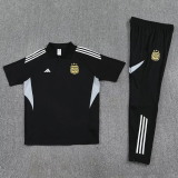 2025-26 Argentina Black Polo Tracksuit