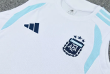 2026-27 Argentina White Tank top and shorts suit