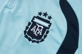 2026-27 Argentina Light blue Half Pull Tracksuit #B26005(半拉链)