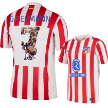 25-26 ATM Home GRIEZMANN #7 Print Photo Number Fans Soccer Jersey
