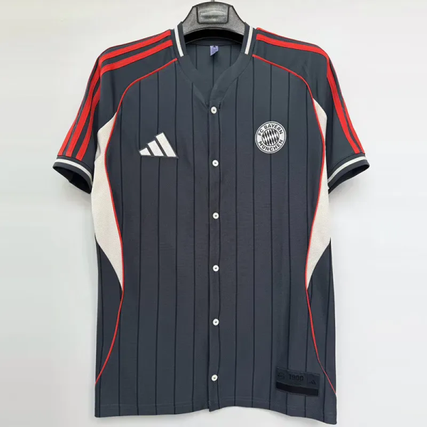 2025-26 Bayern Grey Casual Edition Baseball Jersey