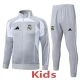 2025-26 Real Madrid Gray Kids Jacket Tracksuit #E25183(童装)
