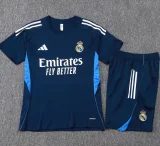 2025-26 Real Madrid Royal blue Training Short Suit #D25280