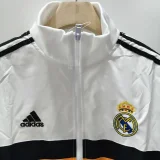2013-2014 Real Madrid White Retro Windbreaker