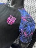 2025-26 Barcelona Black Special Edition Player Version Training Shirts (粉标)