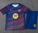25-26 Barcelona  Fancy blue Training Short Suit #D25226