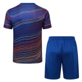 25-26 Barcelona  Fancy blue Training Short Suit #D25226
