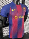 2025-26 Barcelona Home Derby Player Version Soccer Jersey (P德比版)