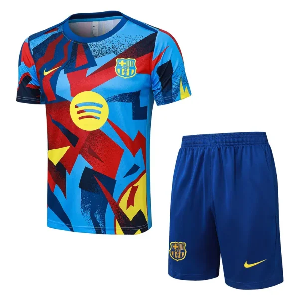 25-26 Barcelona Light blue Training Short Suit #D25253