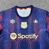 25-26 Barcelona Blue Red Training shirts