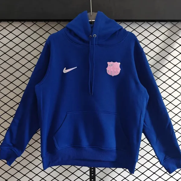 2025-26  Barcelona Fancy blue Hoody 彩蓝色(加绒)