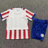 2026-27 Paraguay Home Kids Soccer Jersey