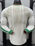 2026-27 Algeria Home Long Sleeve Player Version Soccer Jersey (长袖球员)无星