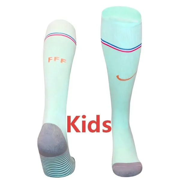 2026-27 France Away Light green Kids Socks(儿童)