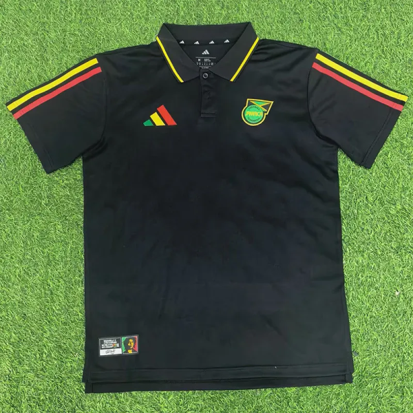 2026-27 Jamaica Black Polo Short Sleeve (有领)