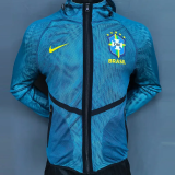 2026 World Cup Brazil Green Walkout Jacket (Hooded) #单上衣