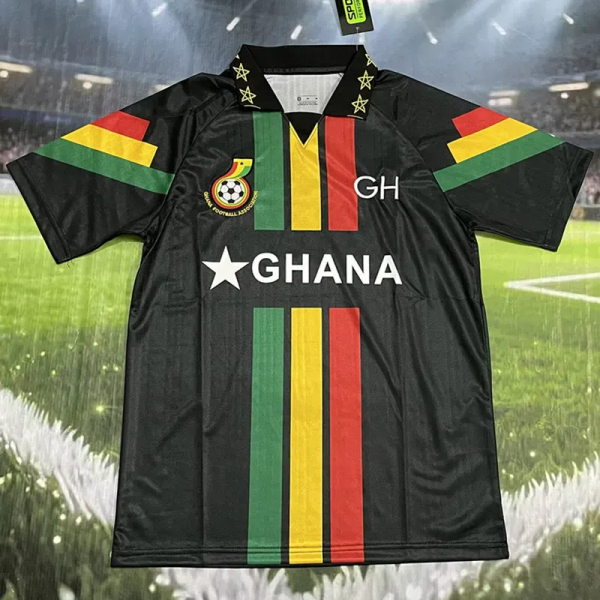 2026-27 Ghana Black Fans Training shirts (有领)前三色