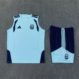 2026-27 Argentina Light blue Tank top and shorts suit