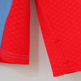 2026-27 Japan Grey Top Half Pull Tracksuit (半拉上衣)