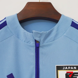 2026-27 Japan Grey Top Half Pull Tracksuit (半拉上衣)