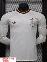 2026-27 Spain Away Long Sleeve Player Version Soccer Jersey (长袖球员)