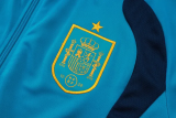 2026-27 Spain Lake blue Jacket Tracksuit #A26011