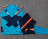 2026-27 Spain Lake blue Jacket Tracksuit #A26011